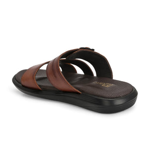 Egoss Leather Slippers For Men