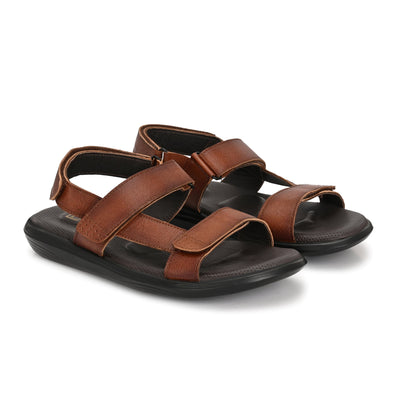 Egoss Leather Sandals For Men
