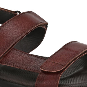Egoss Leather Sandals For Men