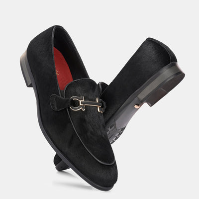 Stallion Buckled Loafers by Lafattio