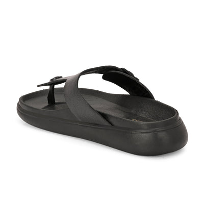 Comet Leather Slippers by Aspeerio