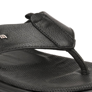 Egoss Leather Slippers For Men