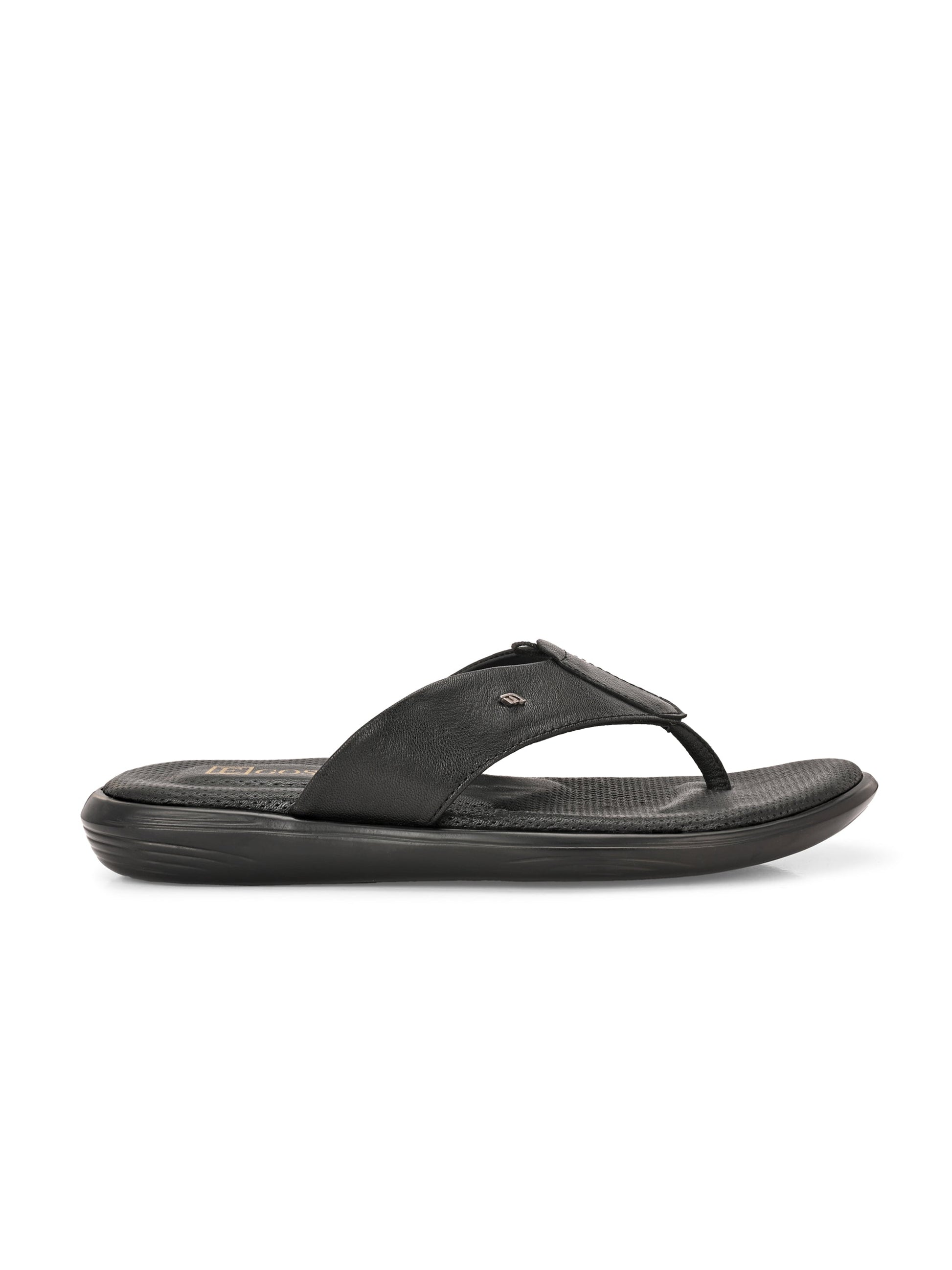 Egoss Leather Slippers For Men