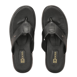 Egoss Leather Slippers For Men