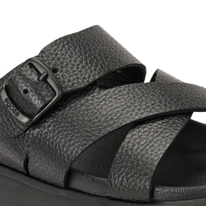Comet Leather Slippers by Aspeerio