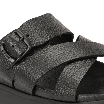 Comet Leather Slippers by Aspeerio