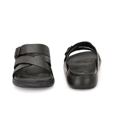 Comet Leather Slippers by Aspeerio