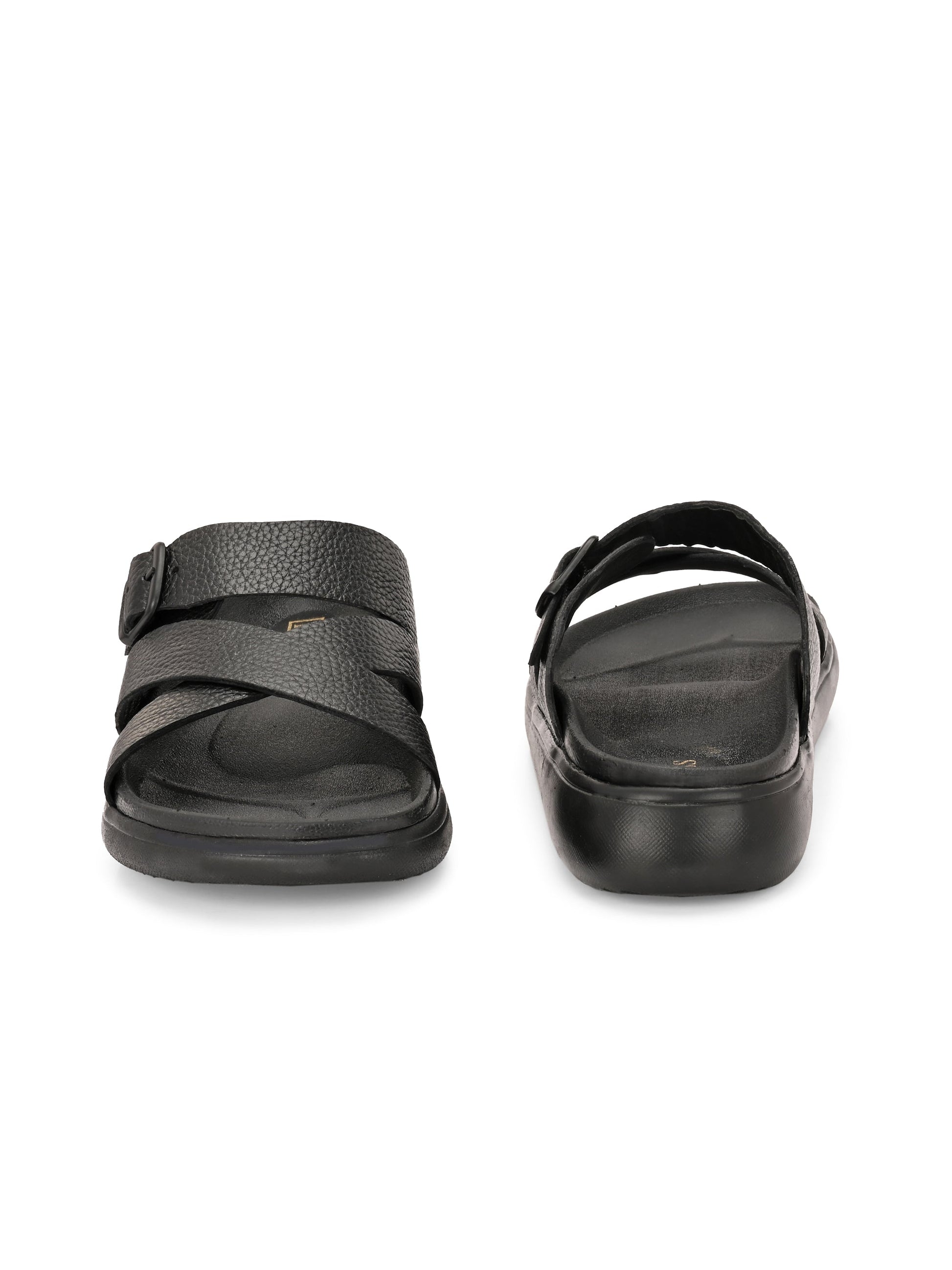 Comet Leather Slippers by Aspeerio