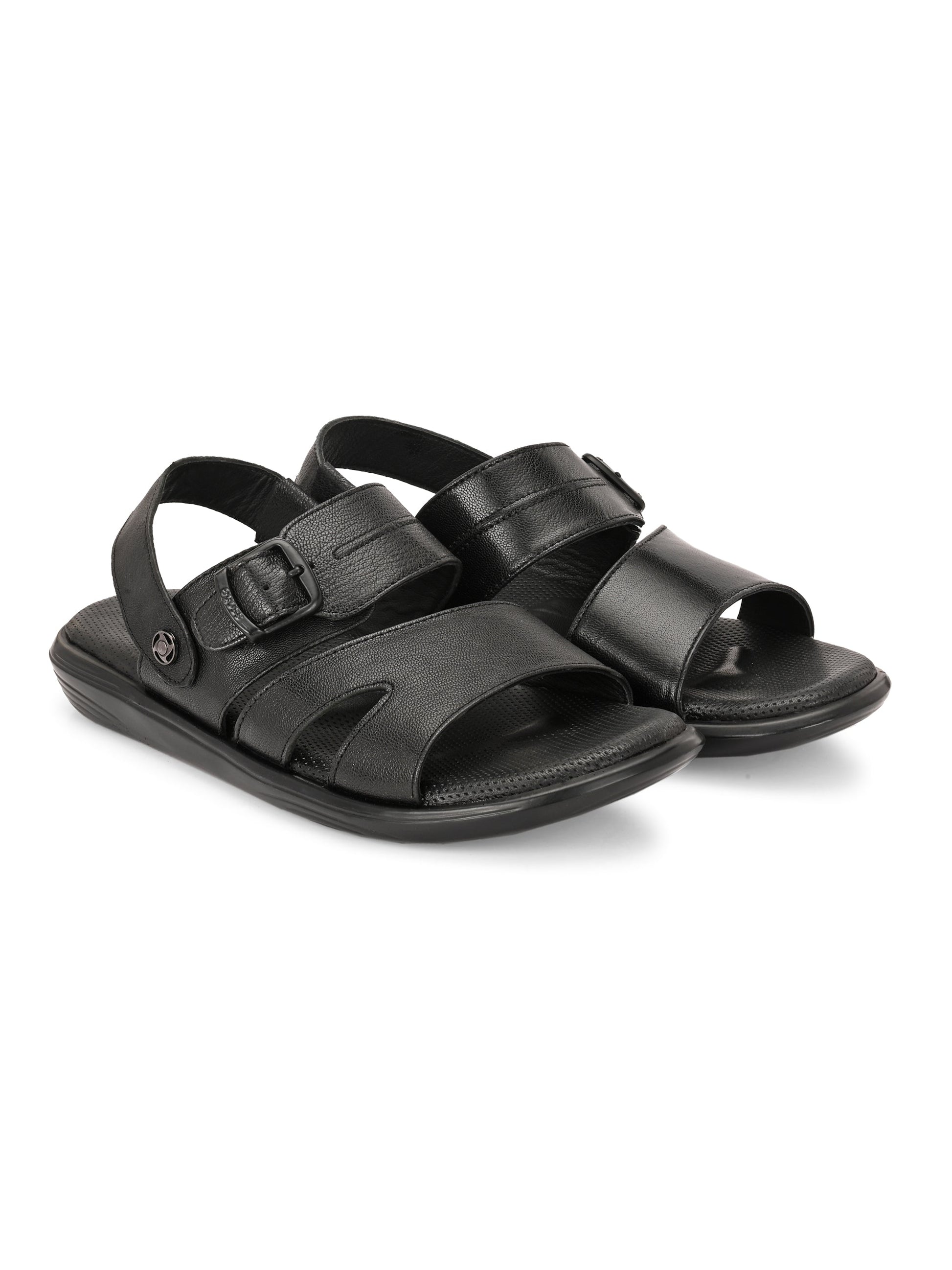 Egoss Leather Sandals For Men