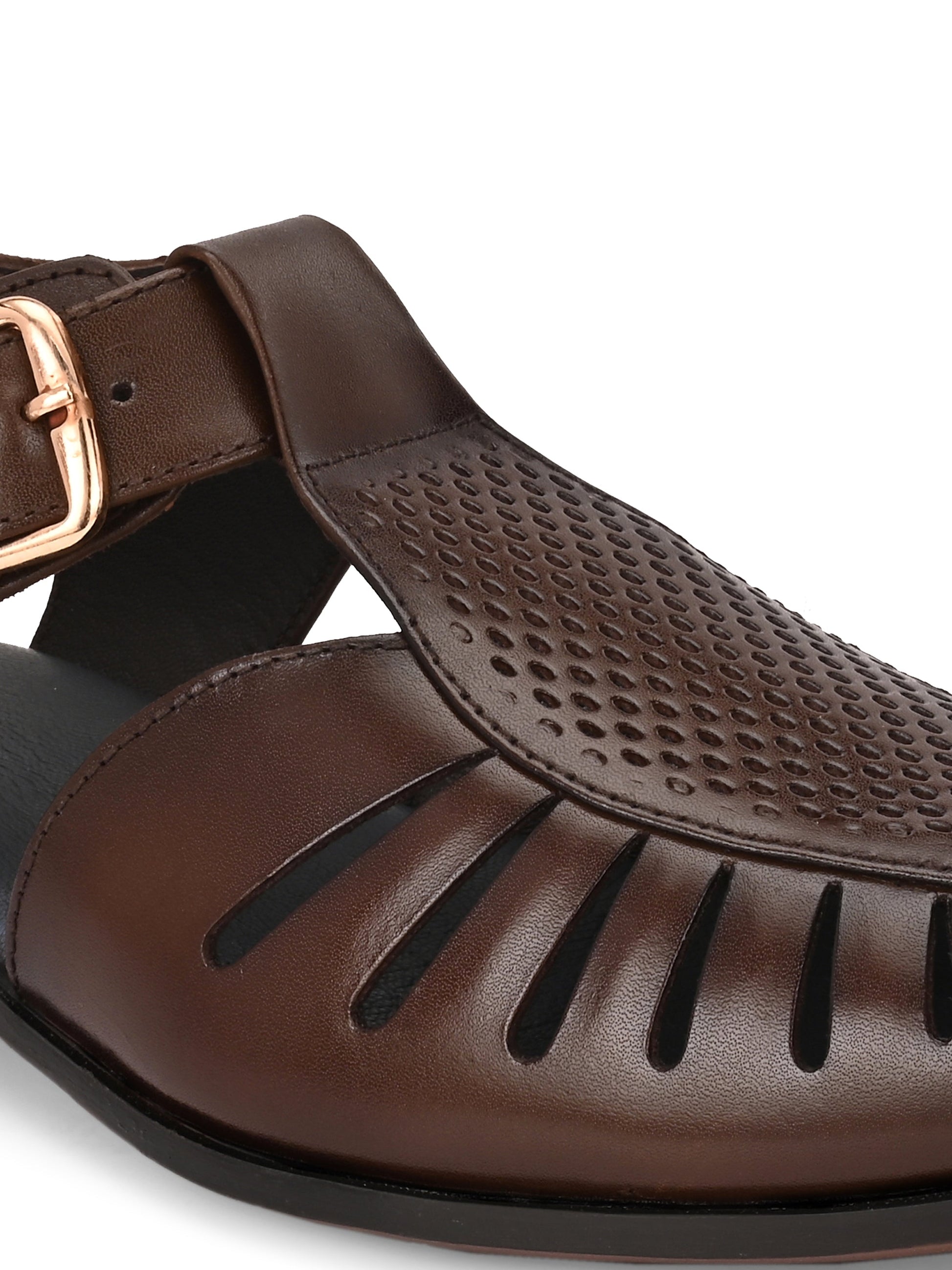 Egoss Gold Peshawari Sandals For Men