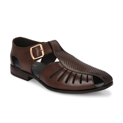 Egoss Gold Peshawari Sandals For Men