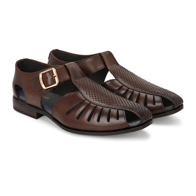 Egoss Gold Peshawari Sandals For Men