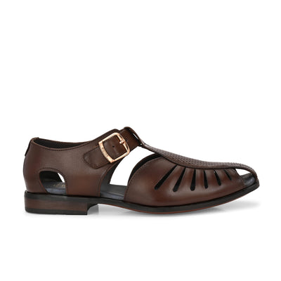 Egoss Gold Peshawari Sandals For Men