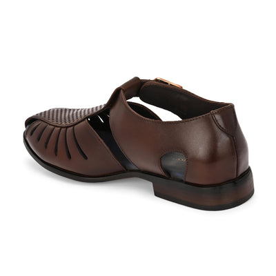 Egoss Gold Peshawari Sandals For Men