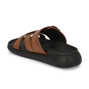 Comet Leather Slippers by Aspeerio