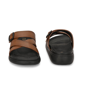 Comet Leather Slippers by Aspeerio