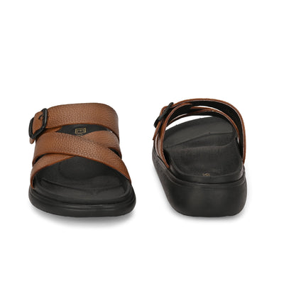 Comet Leather Slippers by Aspeerio