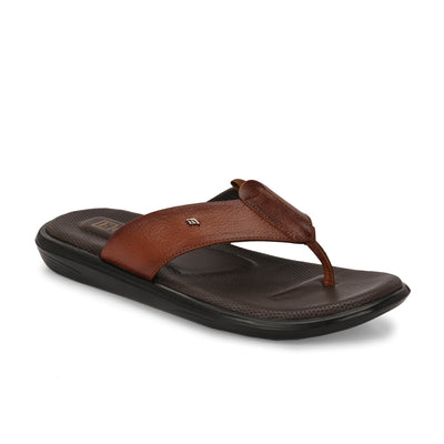 Egoss Leather Slippers For Men
