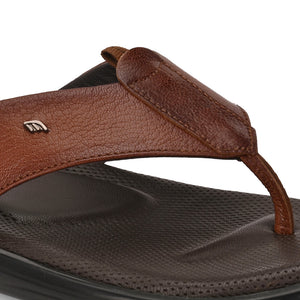 Egoss Leather Slippers For Men