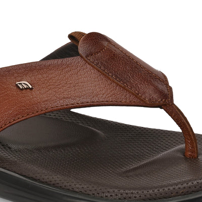 Egoss Leather Slippers For Men