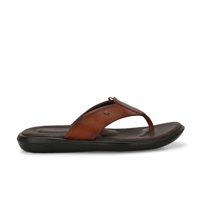 Egoss Leather Slippers For Men