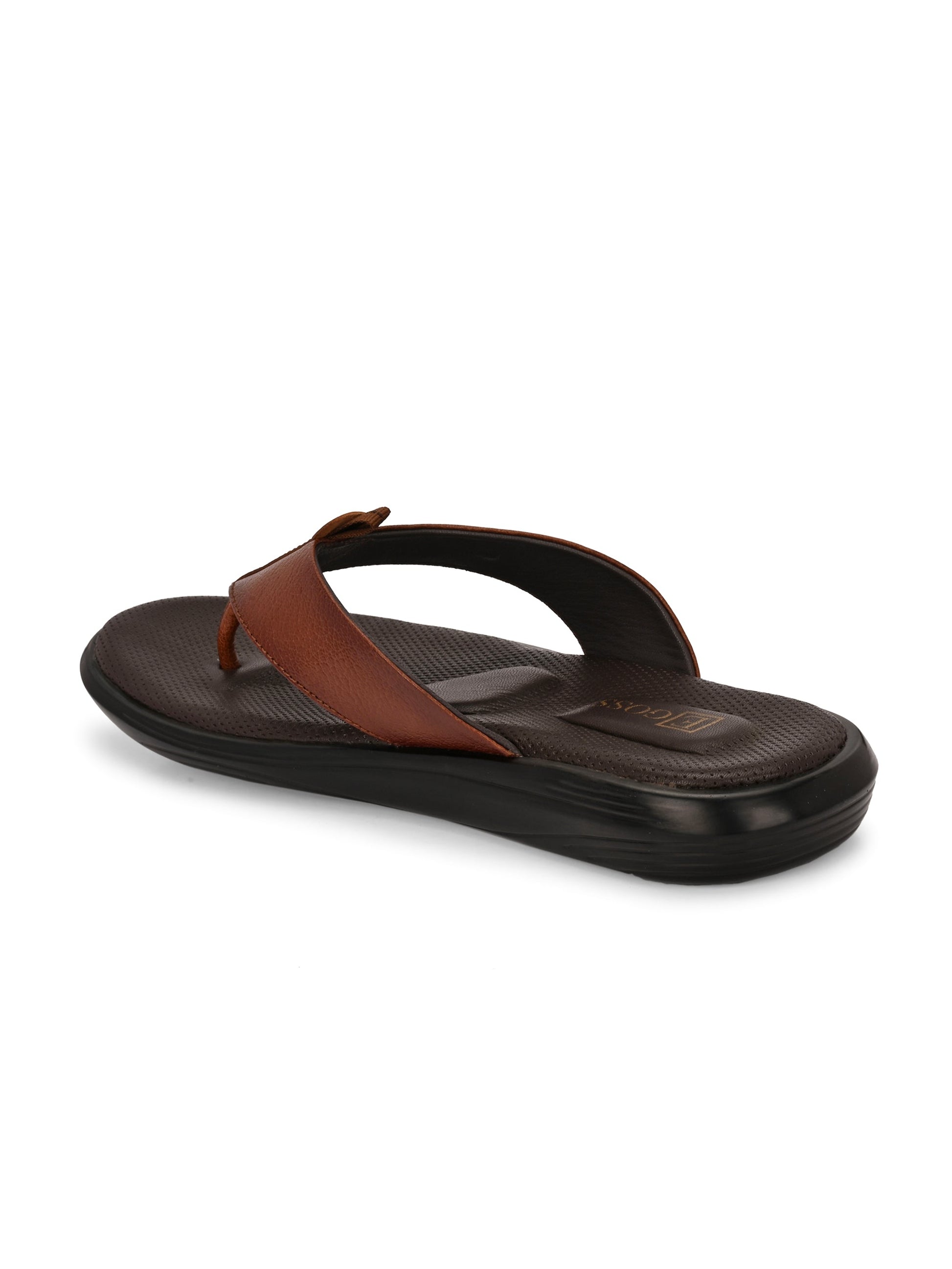 Egoss Leather Slippers For Men