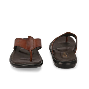 Egoss Leather Slippers For Men