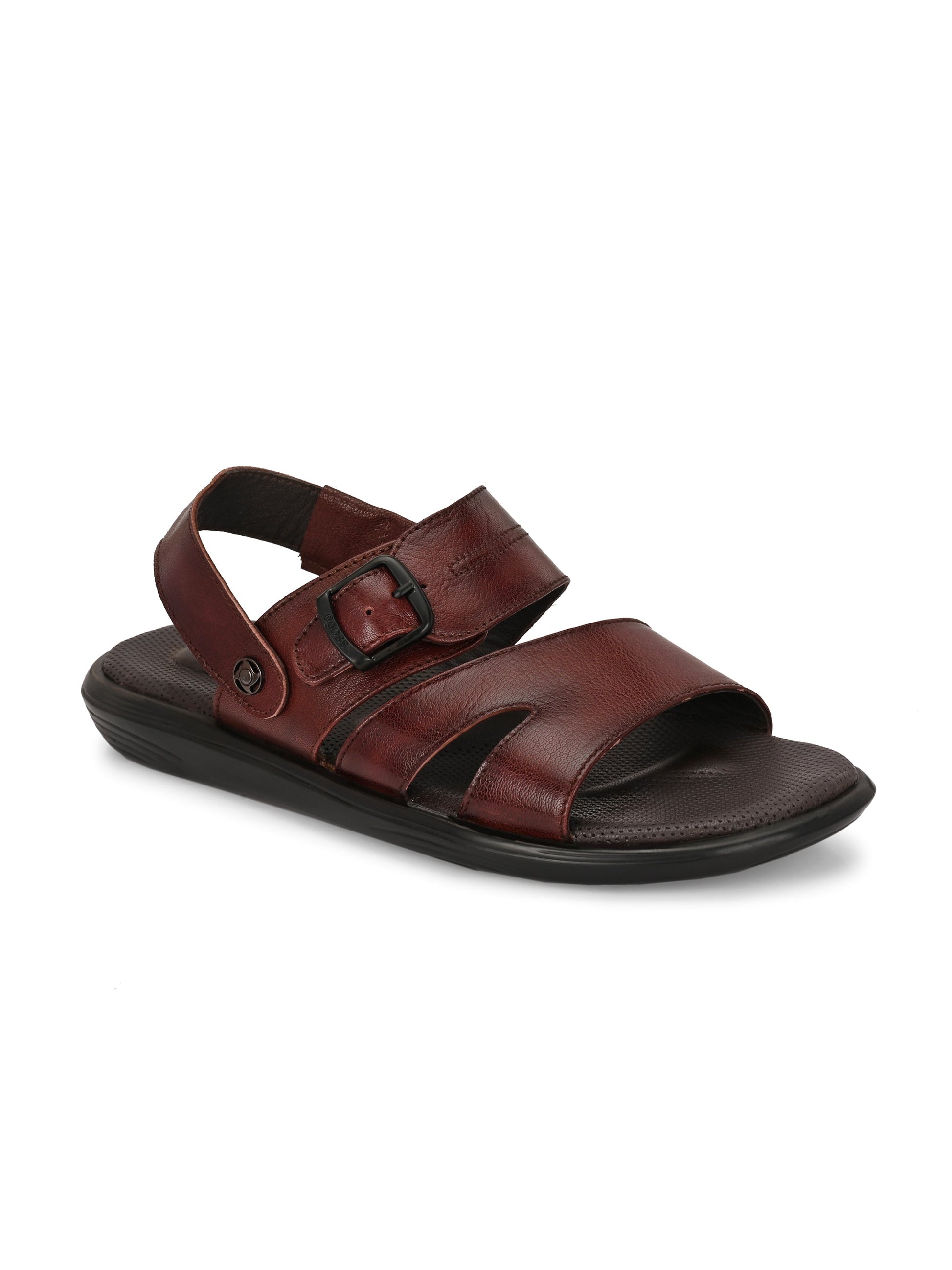 Egoss Leather Sandals For Men