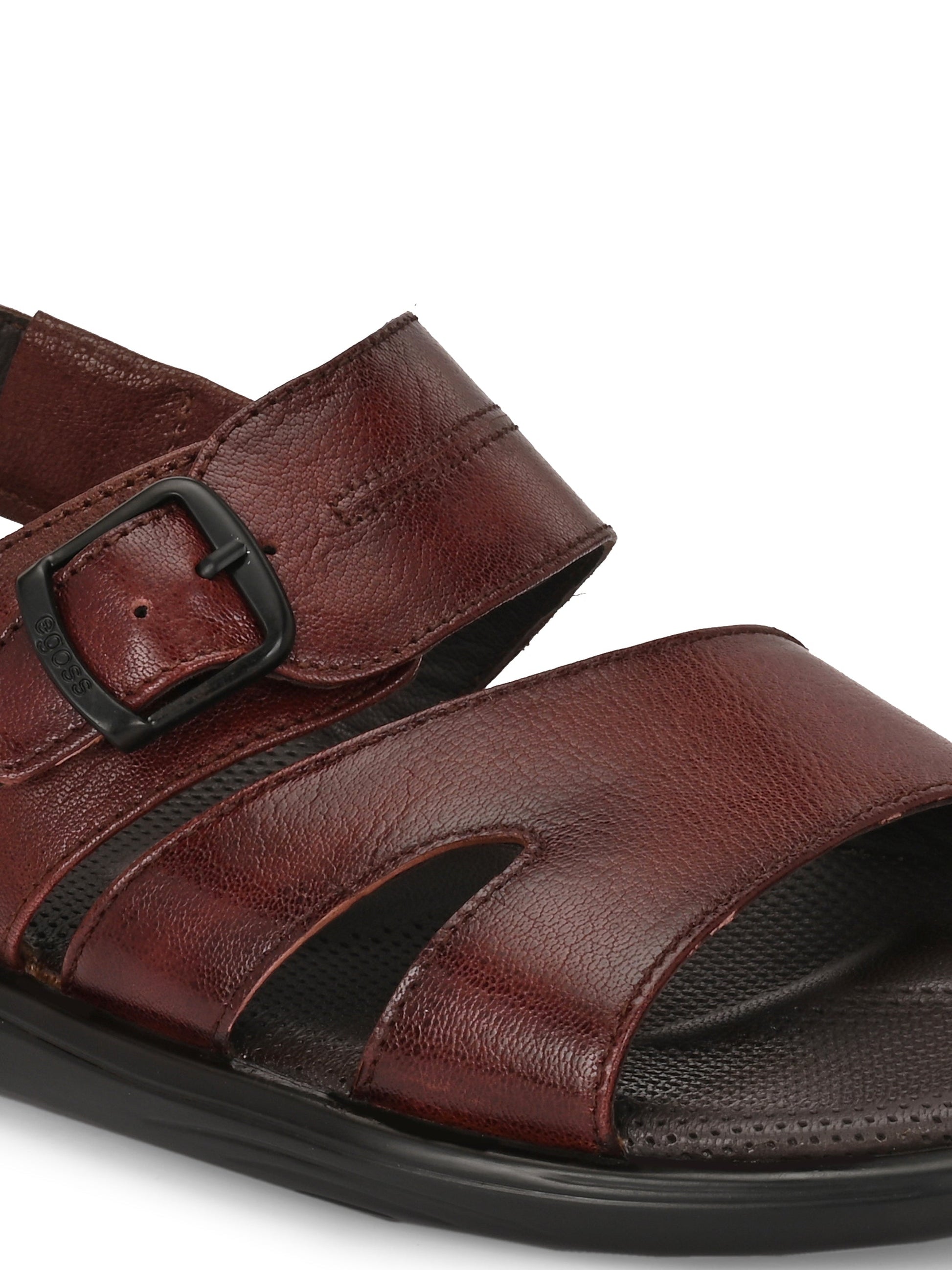 Egoss Leather Sandals For Men