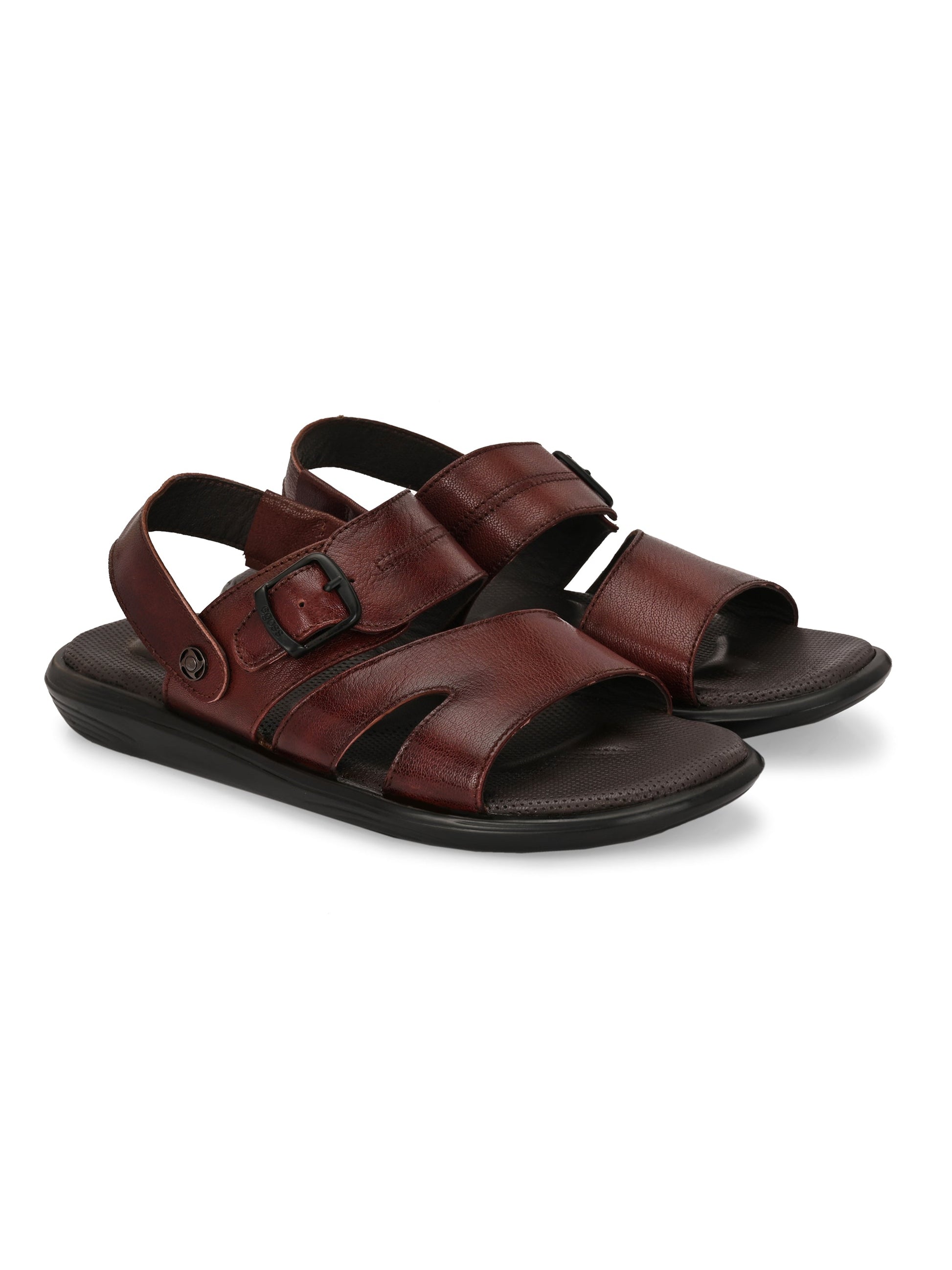 Egoss Leather Sandals For Men