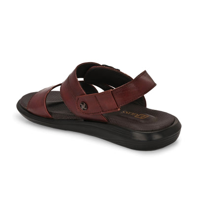 Egoss Leather Sandals For Men