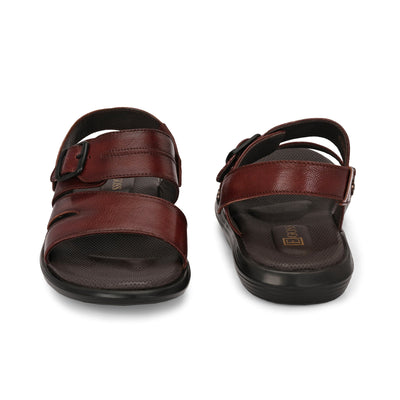 Egoss Leather Sandals For Men