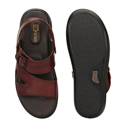 Egoss Leather Sandals For Men