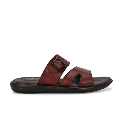 Egoss Leather Slippers For Men