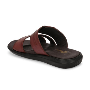 Egoss Leather Slippers For Men