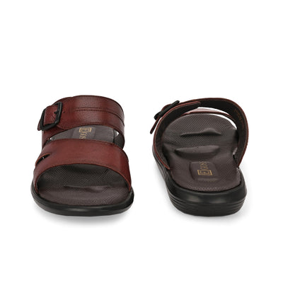 Egoss Leather Slippers For Men
