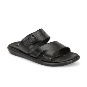Egoss Leather Slippers For Men