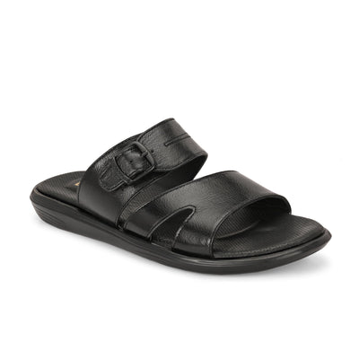 Egoss Leather Slippers For Men