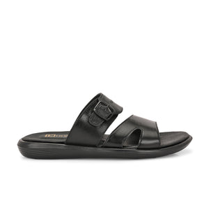 Egoss Leather Slippers For Men