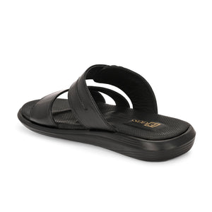 Egoss Leather Slippers For Men