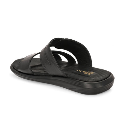 Egoss Leather Slippers For Men