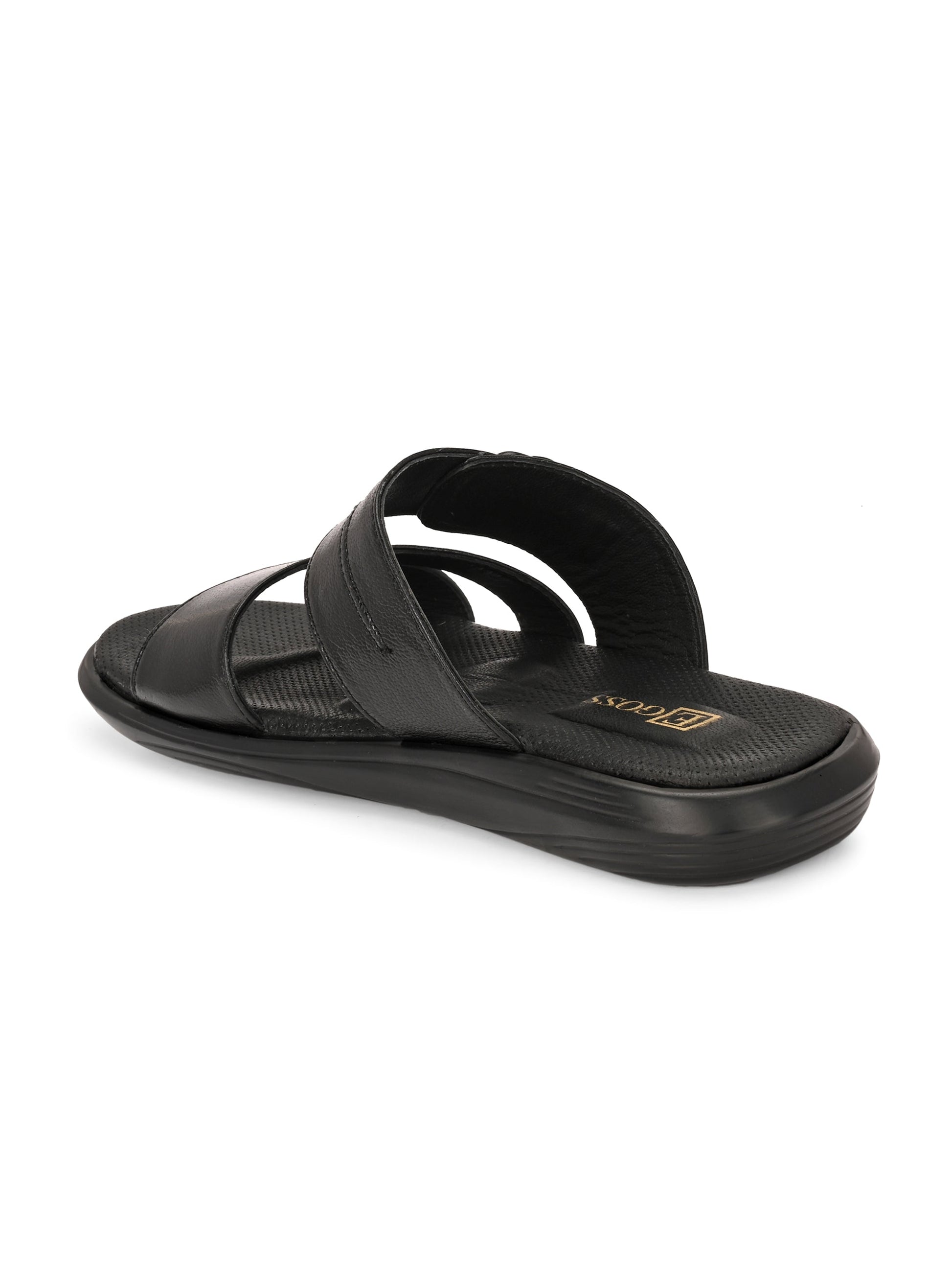 Egoss Leather Slippers For Men