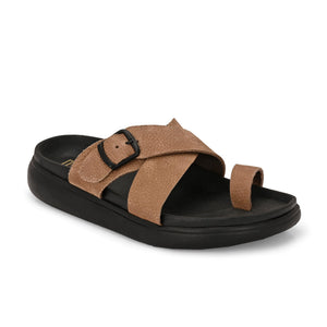 Comet Leather Slippers by Aspeerio