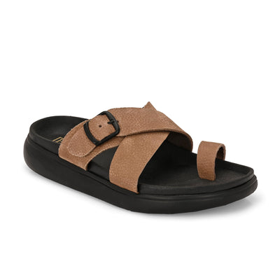 Comet Leather Slippers by Aspeerio