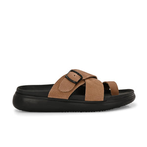 Comet Leather Slippers by Aspeerio