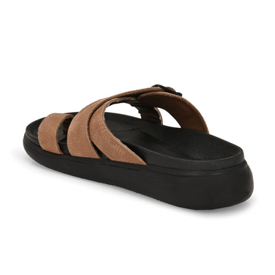 Comet Leather Slippers by Aspeerio