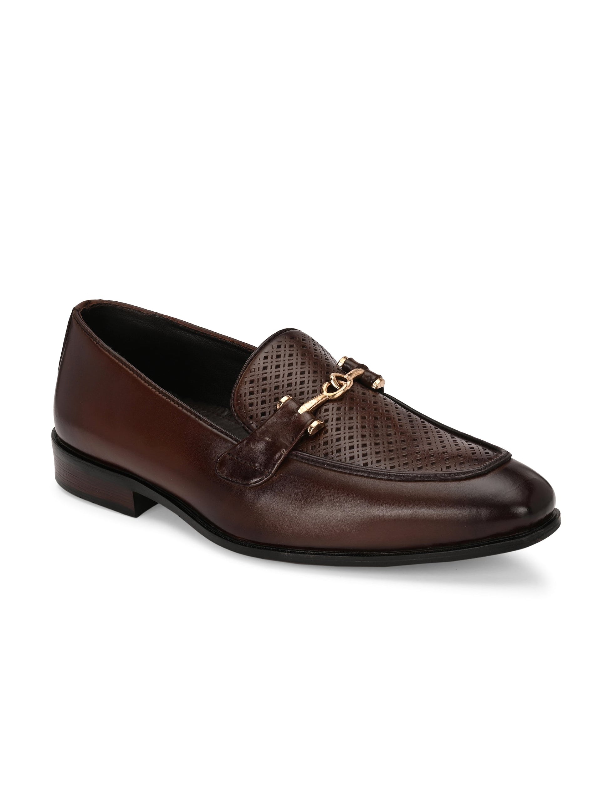 Buckled Formal Loafers For Men by Egoss