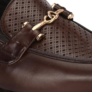 Buckled Formal Loafers For Men by Egoss