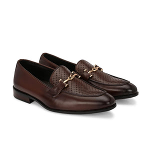 Buckled Formal Loafers For Men by Egoss
