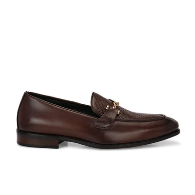 Buckled Formal Loafers For Men by Egoss